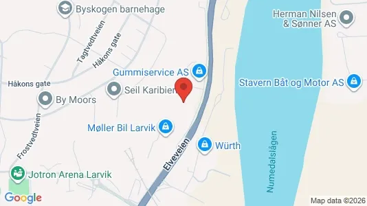 Almacenes En alquiler i Larvik - Foto de Google Street View