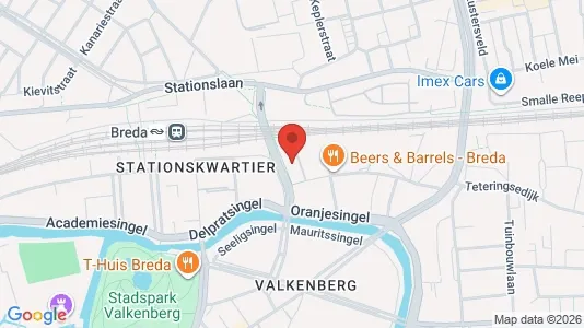 Kontorslokaler för uthyrning i Breda – Foto från Google Street View