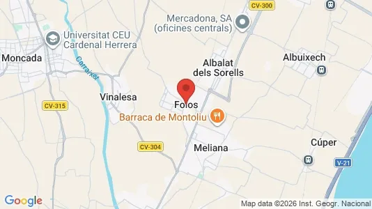 Værkstedslokaler til leje i Foios - Foto fra Google Street View