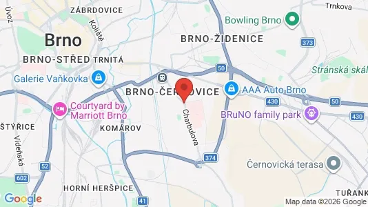 Lokaler til leje i Brno-Černovice - Foto fra Google Street View