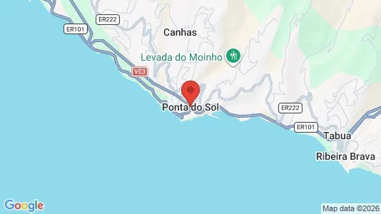 Företagslokaler till salu i Ponta do Sol - kort over placeringen