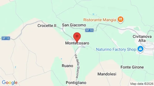 Kontorlokaler til leje i Montecosaro - Foto fra Google Street View
