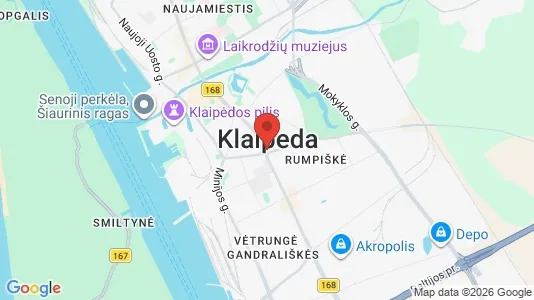 Liikekiinteistöt Vuokrattavana i Klaipėda - Kuva Google Street Viewstä