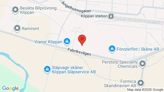 Magazijnen te huur i Klippan - Foto uit Google Street View
