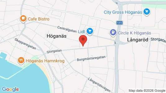 Büros zur Miete i Höganäs – Foto von Google Street View