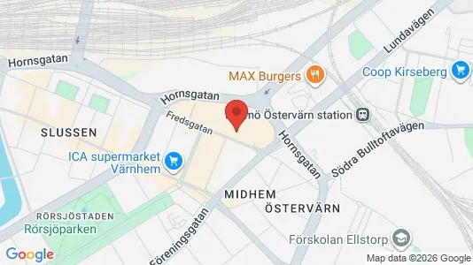 Lokaler til leje i Malmø Centrum - Foto fra Google Street View