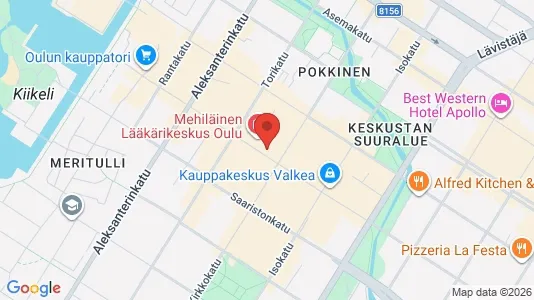 Företagslokaler för uthyrning i Uleåborg – Foto från Google Street View