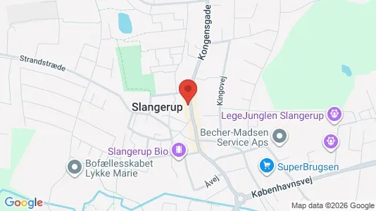 Varastot Vuokrattavana i Slangerup - Kuva Google Street Viewstä