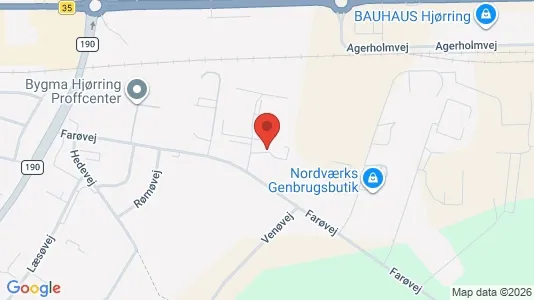 Kontorlokaler til leje i Hjørring - Foto fra Google Street View