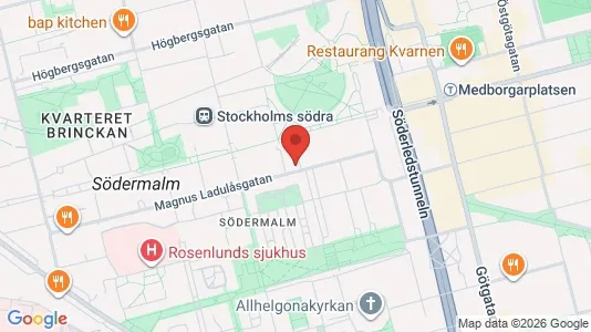 Kontorer til leie i Södermalm – Bilde fra Google Street View