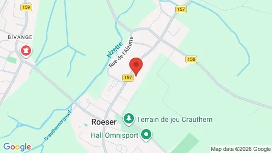 Kontorlokaler til leje i Roeser - Foto fra Google Street View