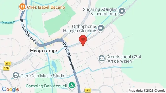 Lokale biurowe Do wynajęcia i Hesperange - kort over placeringen