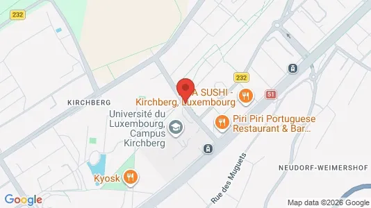 Lokale biurowe Do wynajęcia i Luksemburg - kort over placeringen