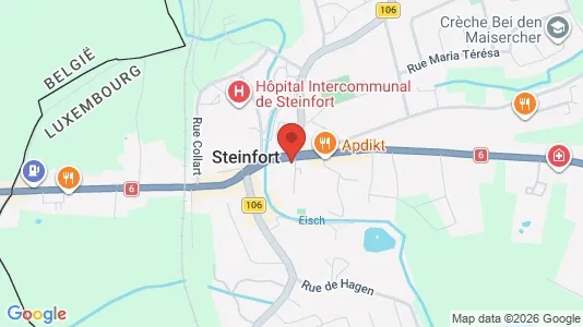 Büros zur Miete i Steinfort – Foto von Google Street View