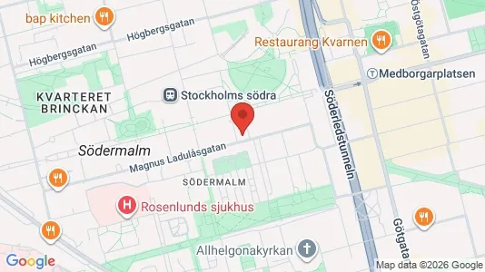 Kontorlokaler til leje i Södermalm - Foto fra Google Street View