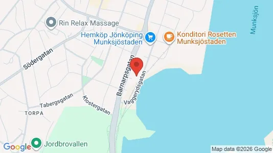 Kantorruimte te huur i Jönköping - kort over placeringen