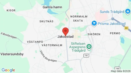 Winkels te huur i Pietarsaari - Foto uit Google Street View