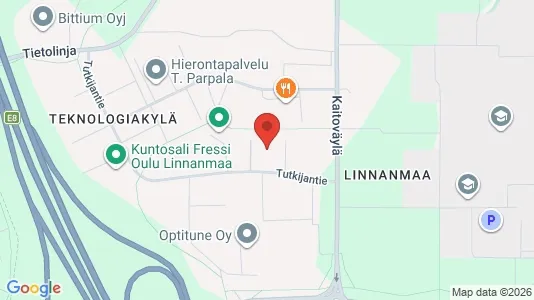 Kontorslokaler för uthyrning i Uleåborg – Foto från Google Street View