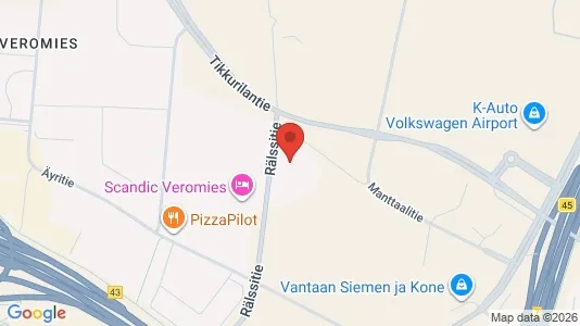 Büros zur Miete i Vantaa – Foto von Google Street View