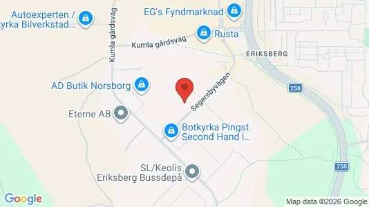 Lagerlokaler til leje i Botkyrka - Foto fra Google Street View