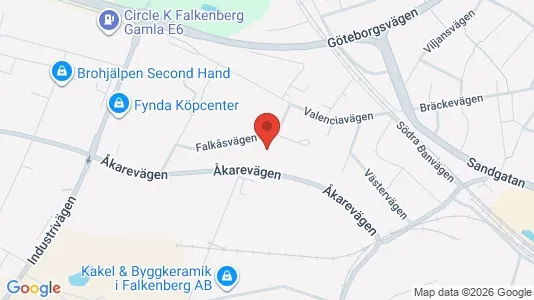 Lager til leie i Falkenberg – Bilde fra Google Street View