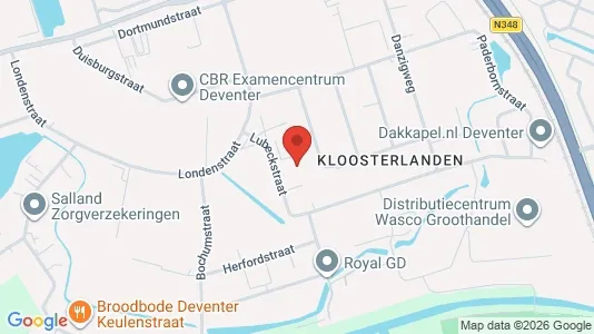 Liikekiinteistöt Vuokrattavana i Deventer - Kuva Google Street Viewstä