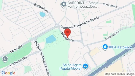 Lokale biurowe Do wynajęcia i Katowice - kort over placeringen