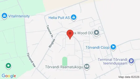 Commercial properties for rent i Tartu - kort over placeringen