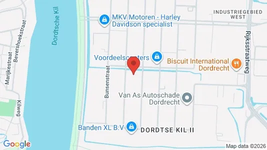 Nieruchomości komercyjne Na sprzedaż i Dordrecht - kort over placeringen