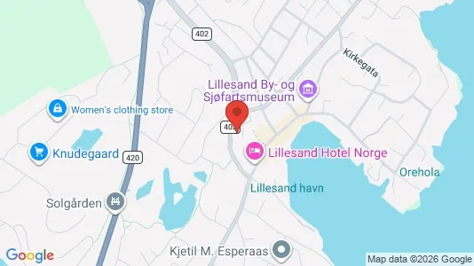 Kontorer til leie i Lillesand – Bilde fra Google Street View