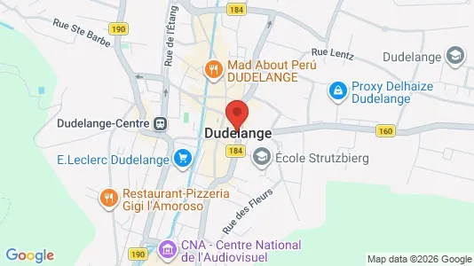 Kontorlokaler til leje i Dudelange - Foto fra Google Street View