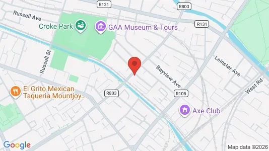 Werkstätte zur Miete i Dublin 3 - kort over placeringen