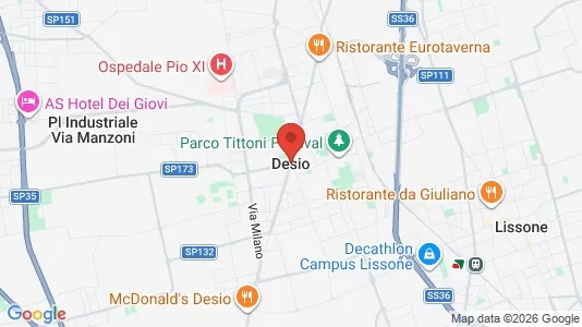 Butikslejemål til leje i Desio - Foto fra Google Street View