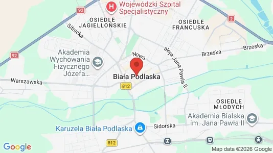 Kontorlokaler til leje i Biała Podlaska - Foto fra Google Street View