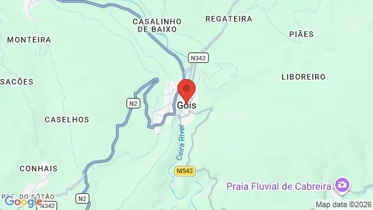 Ladenlokale zur Miete i Góis – Foto von Google Street View