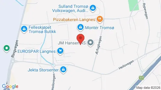 Büros zur Miete i Tromsø – Foto von Google Street View