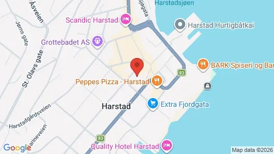 Kontorer til leie i Harstad – Bilde fra Google Street View