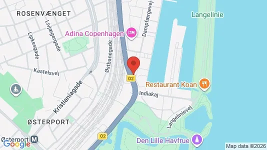 Office spaces for rent i Østerbro - kort over placeringen