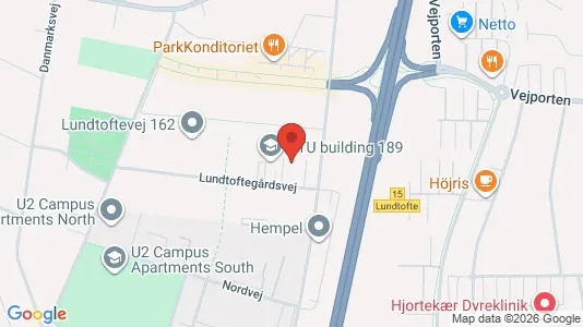 Lager zur Miete i Kongens Lyngby - kort over placeringen
