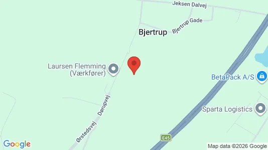 Varastot Vuokrattavana i Hørning - Kuva Google Street Viewstä