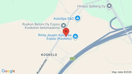 Werkstätte zur Miete i Espoo – Foto von Google Street View
