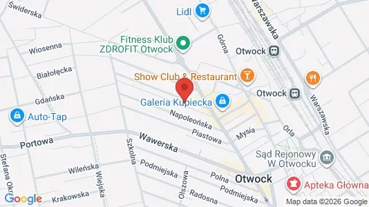 Gewerbeflächen zur Miete i Otwocki – Foto von Google Street View