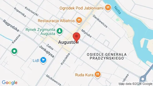 Gewerbeflächen zur Miete i Augustowski – Foto von Google Street View