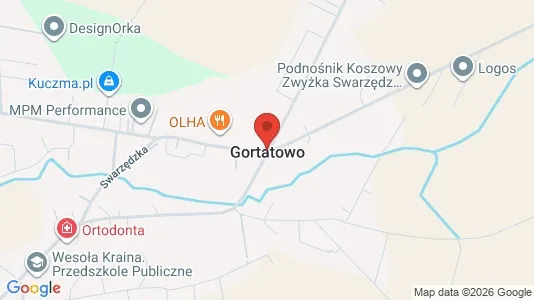 Lokaler til leje i Poznański - kort over placeringen