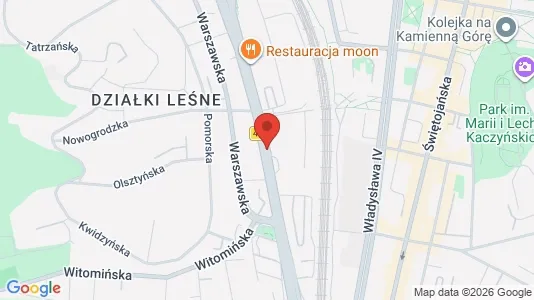 Commercial properties for rent i Gdynia - kort over placeringen