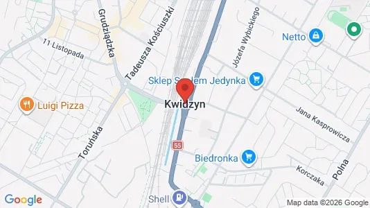 Gewerbeflächen zur Miete i Kwidzyński – Foto von Google Street View