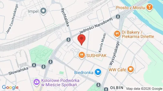 Bedrijfsruimtes te huur i Wrocław - Foto uit Google Street View