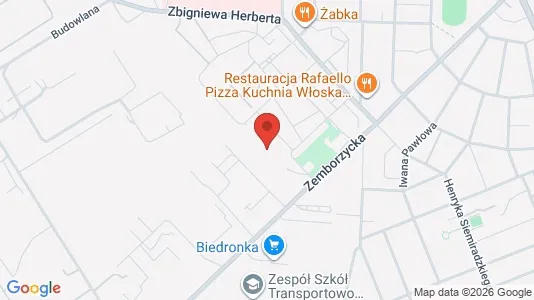 Commercial properties for rent i Lublin - kort over placeringen