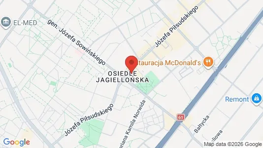 Lokaler til leje i Legionowski - Foto fra Google Street View