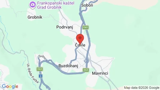 Gewerbeflächen zur Miete i Čavle – Foto von Google Street View